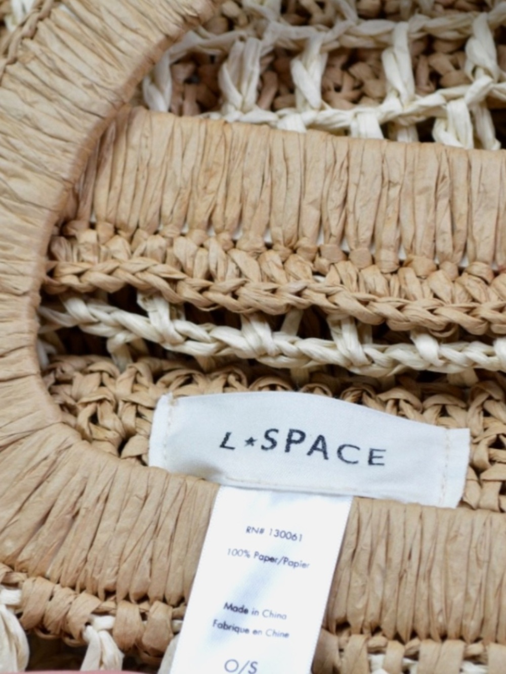 L*SPACE Break Of Day Tote Bag MSRP $172 - Picture 4 of 4